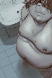 1boy anthro belly belly_button bhm big_belly cloudboyo fat fat_belly fat_fetish fat_male furry furry_male furry_only moobs nipples obese obese_anthro obese_male overweight overweight_anthro overweight_male