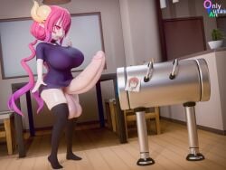 1futa balls big_balls big_breasts big_cock big_penis breasts breeding_mount cock erection futa_only futanari hi_res highres horns huge_breasts huge_cock huge_penis ilulu_(dragon_maid) indoors miss_kobayashi's_dragon_maid onlyfutasart penis red_eyes red_hair self_upload shortstack stockings thick thick_thighs thigh_highs thighhighs thighs