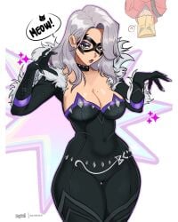 felicia_hardy black_cat_(marvel) marvel marvel_comics spider-man_(series) marvel_rivals black_cat_(marvel_rivals) 1girls female superheroine white_hair green_eyes light_skin light-skinned_female breasts big_breasts huge_breasts large_breasts thick_breasts massive_breasts bursting_breasts curvy curvy_figure curvy_body curvaceous curvaceous_figure curvaceous_body curvaceous_female curvy_female curvy_hips curvaceous_hips hips wide_hips thick_hips thick thick_thighs mask masked masked_female eyemask domino_mask voluptuous voluptuous_female seductive seductive_look bodysuit tight_clothing tight_clothes skin_tight seducing enticing alluring temptation tempting teasing teasing_viewer tempting_viewer looking_at_viewer collar choker spider-man peter_parker spider-man_(marvel_rivals) 1boy male datli64 white_background color colored pinup 2026