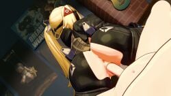 1boy 1girls 3d_animation animated blonde_hair cowgirl hi_res highres huge_ass huge_breasts long_hair penetration pov reverse_cowgirl_position sex sound tagme trigger_(zenless_zone_zero) twiistedlewds vaginal_penetration vaginal_sex video wise_(zenless_zone_zero) zenless_zone_zero