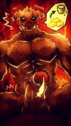 anthro balls barazoku big_muscles big_pecs big_penis blush bodily_fluids cum duo ejaculation empty_eyes erection eye_scar facial_scar first_person_view genital_fluids genitals gesture hi_res humanoid_genitalia humanoid_penis male male/male mammal microsoft minecraft moan mojang mostly_offscreen_character mostly_offscreen_male muscular muscular_anthro muscular_male musk nipples pecs penetration penis piglin scar sex solo_focus suine text theanzelart xbox_game_studios