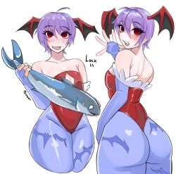 lilith aensland from darkstalkers by sugoiiii 