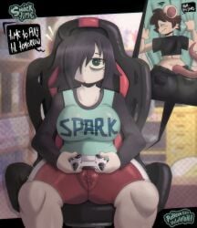 1boy 1girls big_breasts entrapment furry giantess kuroki_tomoko macro micro mouse rod_(imrodrodent) rodent size_difference thick_thighs tiny toastysnacktime tomoko_kuroki trapped_in_clothing unaware watashi_ga_motenai_no_wa_dou_kangaetemo_omaera_ga_warui!
