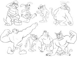 2019 8boys activision anthro ass balls bandicoot bara big_penis black_and_white blank_background bodily_fluids butt canid canine canis claws crash_(series) crash_bandicoot crash_bandicoot_(series) crocodile crocodilian crocodylid cum cum_drip dasyuromorph dingo dingodile dripping_cum erect_penis erection fake_crash fangs fangs_out fireman's_hat first_porn_of_character flexing fur furry furry_only genital_fluids genitals group hanging_balls hat hi_res kangaroo koala koala_kong komodo_dragon komodo_moe krunk_(crash_series) large_penis lizard macropod male male/male male_only mammal marsupial monitor_lizard monochrome muscular muscular_male no_color open_mouth penis reptile ripper_roo scalie simple_background straitjacket tail teeth teeth_showing teeth_visible testicles thegreatmatsutzu thylacine tiny_tiger tongue tongue_out video_games vombatiform white_background