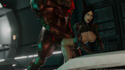 1boy 1girls 3d alien animated areolae armor bioware black_hair bouncing_breasts breasts commander_shepard female female_protagonist femshep from_behind human interspecies krogan male mass_effect nipples penetration pov pussy red_lips savagecabbage sex short_video shorter_than_30_seconds skimpy_armor sound stomach_bulge straight tagme tramp_stamp urdnot_wrex vaginal_penetration video