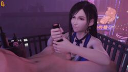 1girl1boy 1girls 1male 3d animated artificial_vagina blender cloud_strife dress final_fantasy_vii final_fantasy_vii_remake flashlight fleshlight no_sound qstt tagme tifa_lockhart tifa_lockhart_(refined_dress) toy video