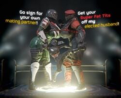 3d armor armored_female arrowhead_game_studios ass ass_bigger_than_head big_ass big_breasts big_thighs breasts clothing curvaceous curvy curvy_figure dumptruck_ass dumptruck_butt enormous_ass fat_ass female gigantic_ass helldiver_(helldivers) helldivers helldivers_2 helmet hips huge_ass huge_breasts huge_thighs hyper_ass large_ass large_breasts large_thighs massive_ass mature mature_female slim_waist thick thick_hips thick_legs thick_thighs thighs voluptuous waist wide_hips big_d0rk 1boy 2girls male male/female straight bigger_female taller_female larger_female smaller_male shorter_male height_difference size_difference dubious_consent questionable_consent