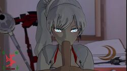 1girls 3d animated blowjob blue_eyes crescent_rose crocea_mors fellatio female female/male hammer jewelry lips magnhild_(rwby) male male_pov moan moaning multiple_angles myrtenaster oral oral_sex penis ponytail pov pov_eye_contact rapier rwby scar scythe sfmslayer shield signature silver_hair sound source_filmmaker sword tagme video voice_acted weapon weiss_schnee