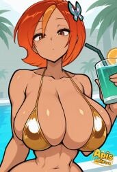 1female 1females 1girl 1girls ai_generated butterfly_(planetronika) female female_only girl girl_only orange_hair planetronika solo solo_female solo_girl tagme