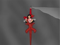 black_hair boots captain_hook closed_eyes comeuppance damsel_in_distress disney_villains embarrassed_underwear_female embarrassed_undressed_female exposed_panties fair_skin female_prey genderswap genderswap_(mtf) hook hook_hand indecentlasses long_hair mshook panties_visible_through_clothing pantsing peril peter_pan_(disney) pirate pirate_girl reptile rule_63 socks straining struggling torn_coat torn_jacket villainess vore vore_peril white_panties