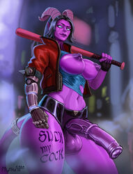 1futa 2020 alliance_(warcraft) animal_genitalia animal_genitalia_on_humanoid animal_penis areolae balls blizzard_entertainment breasts cd_projekt_red cosplay crossover cybernetics cyberpunk_(series) cyberpunk_2077 dickgirl draenei equine_penis erection futa_only futanari horsecock horsecock_on_humanoid huge_penis looking_at_viewer mythless original_character penis penis_out solo solo_futa testicles warcraft world_of_warcraft