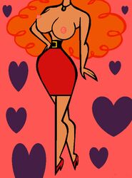 breasts curly_hair female hair kuplo_(artist) powerpuff_girls redhead sara_bellum