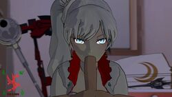 1girls 3d animated blowjob blue_eyes crescent_rose crocea_mors cute dark_room deep_blowjob eye_contact eyelashes fellatio female fringe gagged_speech hammer long_hair long_penis magnhild_(rwby) male_pov moaning myrtenaster naughty_face oral pale_skin penis ponytail pov pov_eye_contact rapier rwby scar scythe sex sfmslayer shield side_ponytail silver_hair skinny sound source_filmmaker sword tagme teenager tight_throat vale_outfit video violet_eyes weapon weiss_schnee white_hair