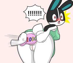 ambiguous_gender anal anal_sex animal_crossing anthro blush bodily_fluids clothed clothing clothing_lift dildo dildo_in_ass dildo_penetration disembodied_hand dotty_(animal_crossing) dress dress_lift female female/ambiguous genitals lagomorph leporid looking_pleasured mammal nintendo penetration pushing pussy rabbit sex_toy sex_toy_in_ass sex_toy_penetration solo surprise tears text tony_(tonytoran) tonytoran toying_partner video_games wide_eyed