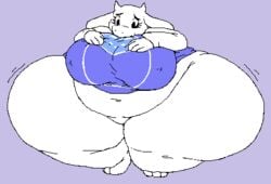 1girls anthro aroundofshe breasts chubby ear fat female female_focus female_only furry goat horns hybridprojectalpha large_breasts large_hips milf mother motion_lines nipple_bulge short_dress thick_thighs thighs toriel undertale white_fur wide_hips worried