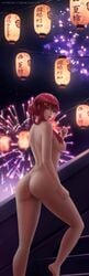 completely_nude fireworks go-toubun_no_hanayome nakano_itsuki stairs tagme wickellia