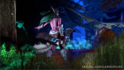 bare_shoulders female forest moonwell night_elf tyrande_whisperwind world_of_warcraft