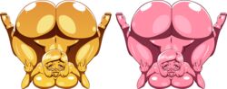 ale-mangekyo ass big_ass big_breasts breasts brittany_(pikmin) come_here commission dat_ass female gold_eyes gold_hair gold_skin milf nude pikmin pikmin_3 pink_eyes pink_hair pink_skin smile tease