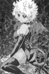 black_sclera demon demon_girl devil_costume horns mina_ashido my_hero_academia nstime23 succubus tail wings