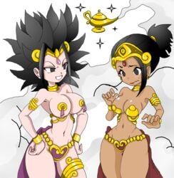 >:d 2018 2girls abs alpha_channel areolae armpits ass_visible_through_thighs belly belly_button belly_dancer big_breasts black_hair bloodyshanglong blush blushing breasts caulifla confused confusion cosplay covered_nipples dancer dragon_ball dragon_ball_super female female_only female_saiyan females fit fit_female for_sticker_use genie genie_bottle genie_lamp gold_bikini gold_bracelet gold_jewelry golden_bikini hands_on_hips harem_outfit hips hourglass_figure jewelry kale light-skinned_female looking_at_another looking_at_breasts looking_at_each_other looking_at_partner looking_down looking_pleasured makeup midriff navel necklace no_background png ponytail puzzled red_lips red_lipstick saiyan shiny shiny_breasts shiny_clothes shiny_hair shiny_skin smile smiling smiling_at_another smirk smirking sparkle sparkles spiky_hair steam steaming steamy sticker_template tagme tan tan-skinned_female tan_body tan_skin teen thick thick_legs thick_thighs thighs tournament_of_power transparent transparent_background transparent_png universe_6 universe_6_girls wide_hips young