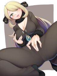 cynthia (pokemon) from nintendo by yashima