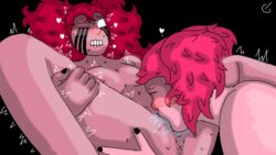 closed_eyes cunnilingus eyes_rolling_back legs_apart legs_held_open legs_up oral orgasm powertit selfcest spinel_(steven_universe) steven_universe sucking