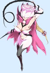 armpit blonde_hair breasts digimon digimon_(species) digimon_data_squad digimon_savers female female_focus female_only rose_(flower) rosemon rosemon_burst_mode ryo@ smile solo_female thighs thorny_vines voluptuous