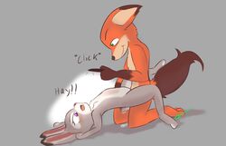 blush camera camera_phone canine cum disney female flat_chest fox judy_hopps kamperkiller_(artist) lagomorph male mammal nick_wilde nipples phone pussy_juice rabbit sex stomach_bulge zootopia