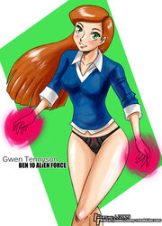 gwen tennyson from ben 10 by john joseco