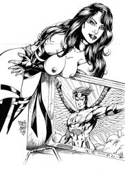 2009 angel female male marcio_abreu marvel psylocke straight_hair warren_worthington x-men