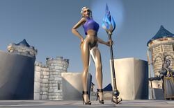 3d 3d_(artwork) blizzard_entertainment cinema4d female heels high_heels hose human jaina_proudmoore legs legwear mage nylons pantyhose photo pose shiny staff stormwind subscribestar teejay22 warcraft white_hair white_skin world_of_warcraft