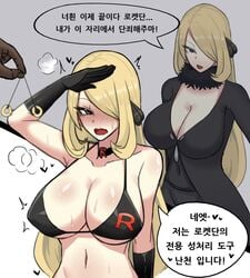 cynthia (pokemon) from nintendo by chihel