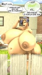 1futa 3d 4k absurdres areolae ass bbw breasts burp burping chubby dickgirl futa_only futanari highres huge_ass huge_belly huge_cock hyper hyper_breasts mercy nipples overwatch overweight overweight_futanari penis rattledbonezone ready_to_pop solo solo_futa source_filmmaker speech_bubble steamy_penis text thick_thighs wide_hips