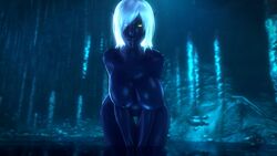 1girls 3d alternate_version_available animated areolae bare_shoulders big_breasts bouncing_breasts breasts cave cavern curvy dark_elf dark_skin drow elf fallen_throne female female_only fertility ghost_nipples glowing_eyes glowing_hair jiggle lake large_breasts looking_at_viewer navel nipples noname55 nude pointy_ears presenting_breasts purple_skin queen_nualia seductive solo sound source_filmmaker swinging_breasts thick_thighs thigh_gap translucent_hair video water wet_skin white_hair wide_hips yellow_eyes