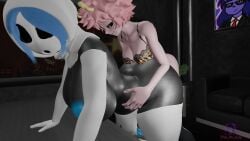 animated boku_no_hero_academia doggy_style full_video futa_on_futa futanari longer_than_one_minute mina_ashido my_hero_academia pink_body size_difference sound tagme the_m_guy video