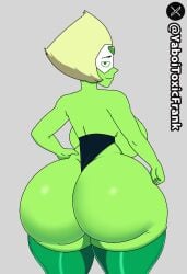 big_breasts edit peridot_(steven_universe) steven_universe thick_thighs thigh_highs wide_hips yaboitoxicfrank
