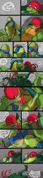 bandana brother brothers comic dialogue duo genitals hi_res incest kerchief leonardo leonardo_(tmnt) long_image male male/male penis raphael raphael_(tmnt) reptile rise_of_the_teenage_mutant_ninja_turtles romantic_couple scalie sibling tall_image teenage_mutant_ninja_turtles tmnt traitmill turtle yaoi