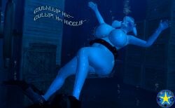1girls aquaphilia big_ass big_breasts bubbles chubby drowning female goat kami_dragon milf nude random1985 scuba sfm shipwreck solo source_filmmaker toriel trade trapped undertale undertale_(series) underwater