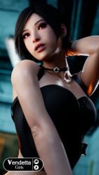 3d ada_wong corset lingerie resident_evil resident_evil_2 vendettagirls