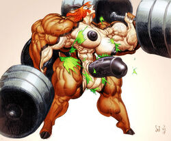 1futa antelope anthro balls barbell big_balls big_muscles big_penis bovid breasts extreme_muscles futanari genitals gynomorph hair huge_balls huge_cock huge_muscles hyper hyper_balls hyper_genitalia hyper_muscles hyper_penis intersex jed_dougherty mammal muscular muscular_anthro muscular_gynomorph muscular_intersex penis solo solo_futa