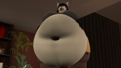 bbw big_breasts breasts cleavage female furry huge_breasts kingofthekabuto overweight queenofthekabuto ssbbw tagme thick_thighs wide_hips