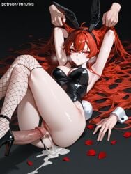 1girl ai_assisted ai_generated big_breasts eris_greyrat minutka mushoku_tensei red_eyes red_hair thick_thighs