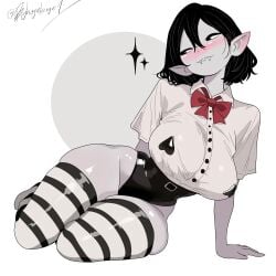 1:1 1:1_aspect_ratio 1girls 2d 2d_(artwork) 2d_artwork adult adult_female adventure_time anime anime_character arm_behind_back arm_support background bighugelarge1 black-haired_female black_hair black_pasties black_thighband blank_background breasts cartoon_network cartoon_network_studios closed_mouth_smile curvaceous curvaceous_body curvaceous_female curvaceous_figure curvaceous_hips curvaceous_thighs curvy curvy_body curvy_female curvy_figure curvy_hips curvy_thighs digital digital_art digital_drawing digital_drawing_(artwork) digital_media digital_media_(artwork) drawing fanart fangs female female_focus female_only fingers grey-skin grey-skinned_female grey-skinned_girl grey_skin grey_skinned_female groin hair_between_eyes half-closed_eyes hand_behind_back head_tilt heart-shaped_pasties heart_pasties hourglass_figure large_breasts lean_figure manga_character marceline marceline_abadeer marceline_the_vampire_queen mature mature_female monotone_background narrow_waist nipple_pasties one_color_background pasties personality plain_background short_hair shoulders sitting skindentation slender_body slender_waist slim_female slim_waist smile smiley_face smiling solid_color_background solo spade_pasties thick_thighs thighband thighs thighstrap tilted_head vampire vampire_girl vampire_teeth white_background wide_hips
