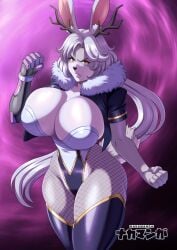 anthro anthro_female artist_name artist_signature big_breasts breasts female female_only furry furry_female furry_only horn horns huge_breasts large_breasts nakamanga original original_character solo solo_female solo_focus voluptuous voluptuous_body voluptuous_female