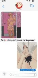2boys big_penis bush couple dick_pic fushiguro_megumi gay gay_couple happy_trail holding_penis holding_phone itadori_yuuji jujutsu_kaisen lingerie mirror_selfie nipple_piercing precum sexting thick_thighs