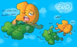 after_fellatio algebralien battle_for_dream_island battle_for_dream_island_again bfb bfdi bfdia fourteen_(bfb) object_shows saliva slit_penis ten_(bfb) tentacle_penis the_power_of_two tpot
