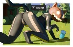 epic_games forest forest_background fortnite fortnite:_battle_royale looking_at_viewer slurp_juice spice_(fortnite) vakira