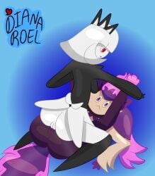 diana_roel lesbian lesbian_sex pal_(species) palworld solenne_(pal) tagme