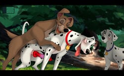 101_dalmatians anal anal_sex animal_genitalia animal_penis black_bars bodily_fluids canid canine canine_penis canis caught cheat crossover cuckold cum cum_while_penetrated dalmatian disney domestic_dog duo ejaculation female feral feral_on_feral feral_penetrated feral_penetrating feral_penetrating_feral gay genital_fluids genitals husband_and_wife infidelity klaus_doberman knot knotting lady_and_the_tramp letterbox male male/male male_penetrated male_penetrating male_penetrating_male mammal married_couple outside penetration penis perdita pongo sex tongue tongue_out tramp yaoi