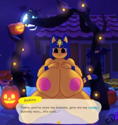 absurd_res animal_crossing ankha anthro big_breasts breasts cogsfixmore deity domestic_cat edit egyptian_cat felid feline felis female hi_res huge_breasts huge_thighs hyper hyper_breasts mammal mythology nintendo solo thick_thighs video_games